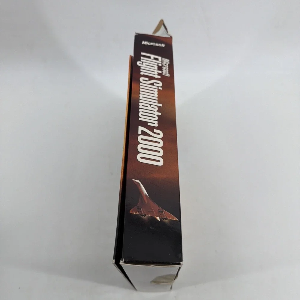 Microsoft Flight Simulator 2000 (PC, 1999) Open Box Includes Both Disks